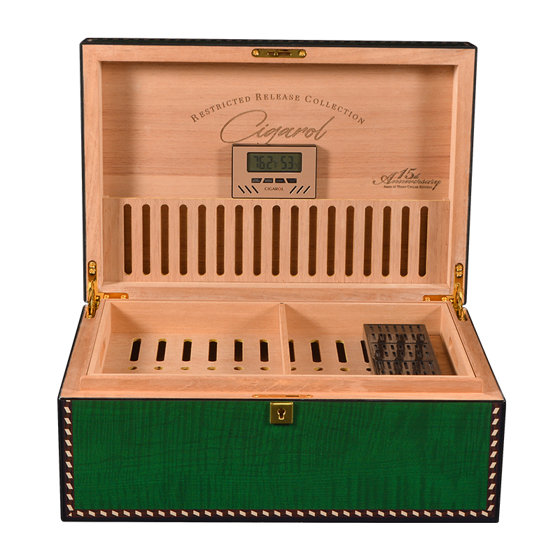Emerald Gloss Wood Humidor