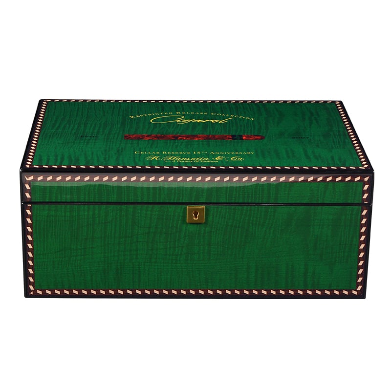 Emerald Gloss Wood Humidor - Image 3