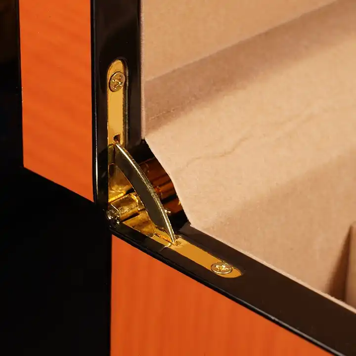 Orange Lacquer Humidor Box - Image 5