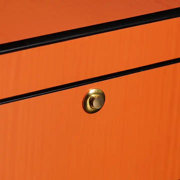Orange Lacquer Humidor Box - Image 6